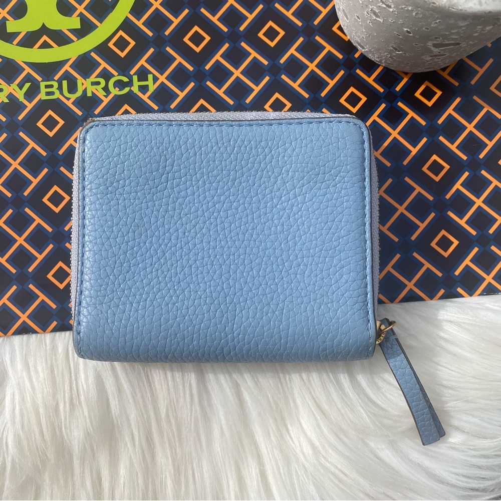 Tory Burch blue Britten mini wallet - Picture 7 of 7